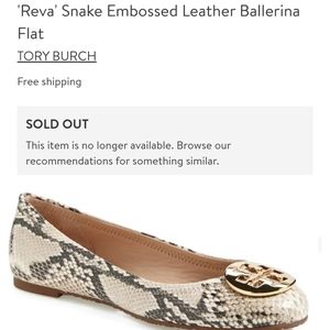 Snakeskin Ballet Flats